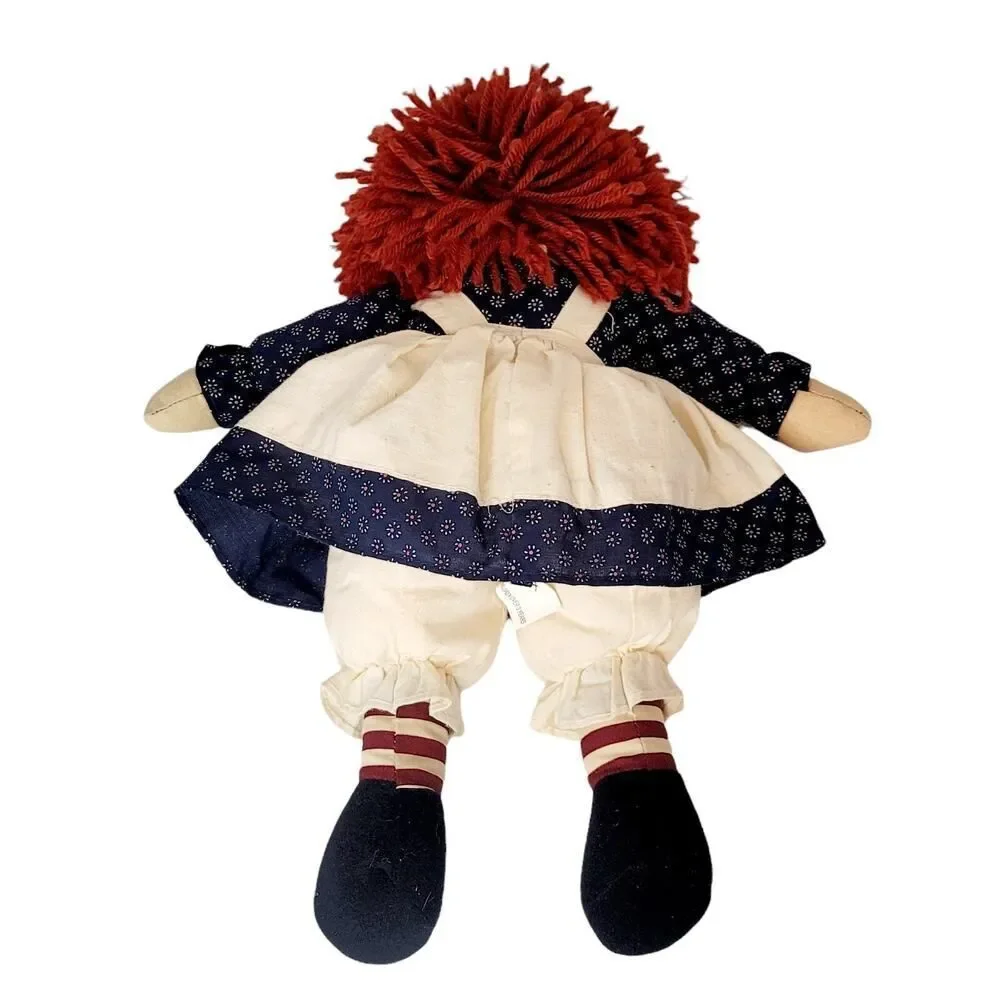 Vintage Raggedy Ann Country‎ Looking Raggedy Ann Russet Haired Ann Doll 15